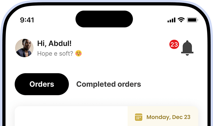 App Interface Mockup